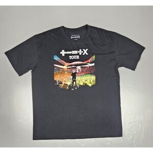 Ed Sheeran Mathematics America Tour T-Shirt Mens 2XL Black 23' Concert Tee Music
